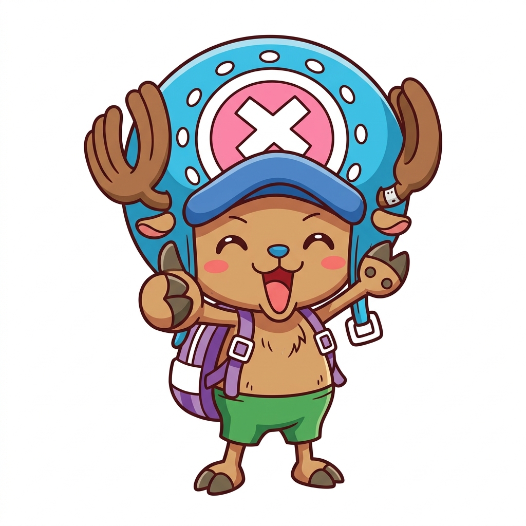 Chopper cheering!